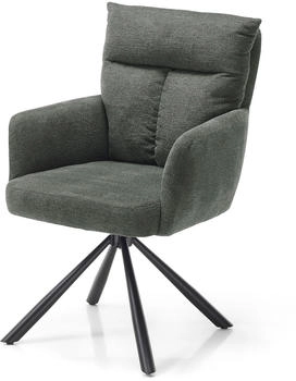 Stolkom 2er-Set Armlehnenstuhl Sofia 60x93x67 cm grau