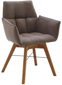 Waldwelt Armlehnstuhl Cappuccino Wildeiche massiv 61x87x63 cm (1700013413)