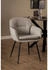 Mid.you Armlehnstuhl Beige rund 58x84x59 cm (1749059602)