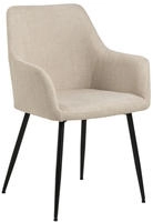 ACTONA GROUP Esszimmerstuhl "Glenda 2er Set, Stoff - mit Armlehne & gepolstert...