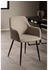 Mid.you Armlehnstuhl Beige rund 59x85x59 cm (1749059801)