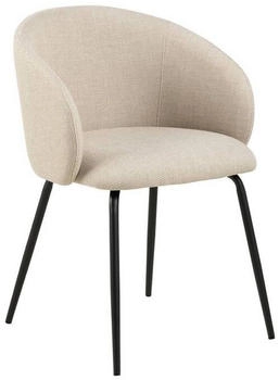 Mid.you Armlehnstuhl Beige rund 56x80.5x54.5 cm (1749097201) Mid.you Armlehnstuhl Beige rund 56x80.5x54.5 cm (1749097201)
