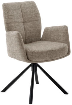 Novel Armlehnstuhl Schwarz Cappuccino 60x87x61 cm (196089503)