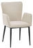 set one by Musterring Armlehnstuhl Schwarz Creme Rundrohr konisch 57x86x61.5 cm (1749027001)
