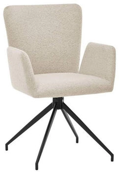 set one by Musterring Armlehnstuhl Creme Schwarz Drehkreuz 57x86x61.5 cm (1749027006)