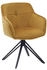 Mid.you Armlehnstuhl Gold eckig Drehteller 59x82x62 cm (572009501)