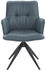 Dieter Knoll Armlehnstuhl Petrol Echtleder Rindleder 59x89x63 cm (1475021219)