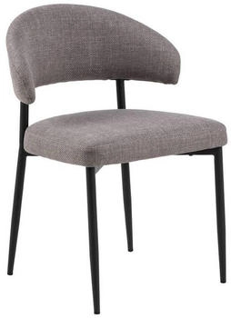 Mid.you Stuhl Braun Hellgrau rund 56x77x55 cm (1749029901)