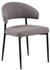Mid.you Stuhl Braun Hellgrau rund 56x77x55 cm (1749029901)