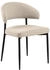 Mid.you Stuhl Beige rund 56x77x55 cm (1749029902)