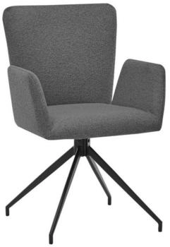 set one by Musterring Armlehnstuhl Schwarz Anthrazit Drehkreuz 57x86x61.5 cm (1749027005)