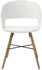 Livetastic Armlehnstuhl Weiß Buche massiv 51.5x80.5x52 cm (1749018002)