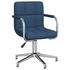 vidaXL Esszimmerstuhl Drehbar Stoff V17 Blau (3088066XL)