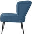 vidaXL Cocktailstuhl Blau Stoff (244098)