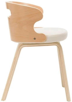 vidaXL Esszimmerstühle 2 Stk. Creme Bugholz und Kunstleder (283108) – Zeitloses Design für anspruchsvolle Einrichtungen