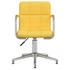 vidaXL Esszimmerstuhl Drehbar Senfgelb Stoff (3088069XL)
