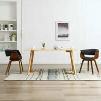 vidaXL Esszimmerst&uuml;hle 2 Stk. Grau Bugholz und Stoff