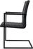 vidaXL Freischwinger 6 Stk. Schwarz Kunstleder (272416)