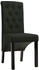 vidaXL Esszimmerstühle 4 Stk. Schwarz Stoff (276975)