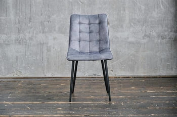 Kawola CLARA Esszimmerstuhl Velvet grau grau (KA044335V2)
