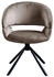 Kawola Esszimmerstuhl LARA Drehstuhl Velvet taupe grau (KA190323V1)