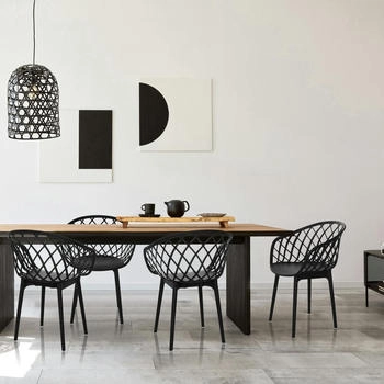 HJH Office Besucherstuhl / Schalenstuhll BEGIO B Kunststoff schwarz schwarz Kunststoff (830124) – Ergonomisches Design für längeres Sitzen