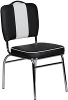 FineBuy Esszimmerstuhl American Diner Stuhl 50er Jahre Retro M&ouml;bel Stuhl Bistro