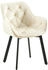 CLP Esszimmerstuhl Antigo Samt creme (324113)