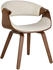 CLP Esszimmerstuhl Foley Stoff Eiche creme (324339)