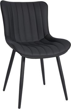 CLP Stuhl Largo Kunstleder schwarz (321238)