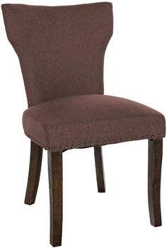 CLP Esszimmerstuhl Zadar Stoff antik-dunkel braun (313425)