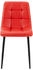 CLP 4er Set Esszimmerstuhl Antibes Kunstleder rot (325041)