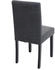 Mendler 4er-Set Esszimmerstuhl Littau Textil anthrazitgrau Beine grau
