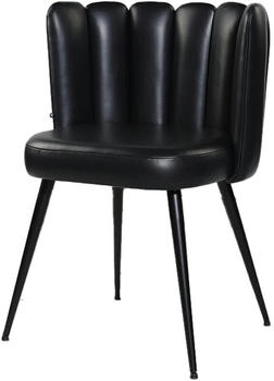 Kawola JADA Esszimmerstuhl Leder schwarz schwarz Leder (KA080331L)