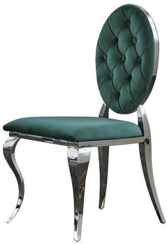 Kawola LINDA Esszimmerstuhl Barock Velvet grün grün (KA068334V)