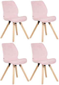 CLP 4er Set Luna Samt pink (322321)