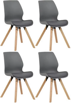 CLP 4er Set Luna Kunststoff grau (322306)