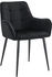 CLP Esszimmerstuhl Ferndale Samt schwarz (324657)