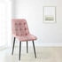 CLP Esszimmerstuhl Gifford Samt pink (324697)