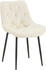 CLP Esszimmerstuhl Wallace Samt creme (323671)