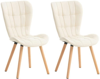 CLP 2er Set Elda Kunstleder creme (325010)