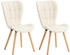CLP 2er Set Elda Kunstleder creme (325010)