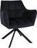 CLP Esszimmerstuhl Swing Samt schwarz schwarz (321130)