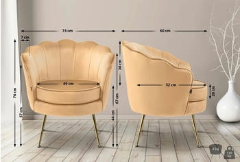 CLP Rosita Samt gelb (324206) – CLP Rosita Samt gelb (324206) - Eleganz trifft Komfort