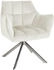 CLP Esszimmerstuhl Swing Samt edelstahl creme (321125)