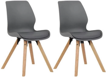CLP 2er Set Luna Kunststoff grau (322275)
