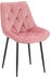 CLP Esszimmerstuhl Wallace Samt rosa (323676)