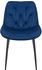 CLP Esszimmerstuhl Wallace Samt blau (323669)