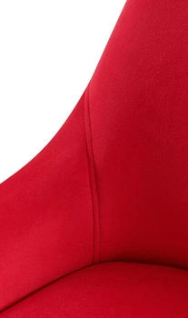 CLP Esszimmerstuhl Elmira Samt schwarz rot (324101) – Hochwertige Verarbeitung für langlebigen Genuss