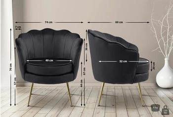 CLP Rosita Samt schwarz (324209) – CLP Rosita Samt schwarz (324209) - Eleganz trifft Komfort
